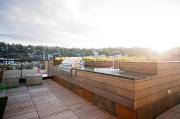 Rooftop lounge